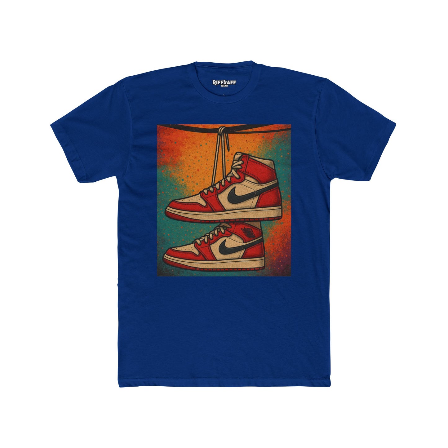 Urban Sneaker Art Tee, Vintage Streetwear, Unisex Graphic T-Shirt - Riff Raff Wear