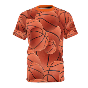 Unisex Basketball Print Tee - Sports Apparel for Fans - Riff Raff Wear