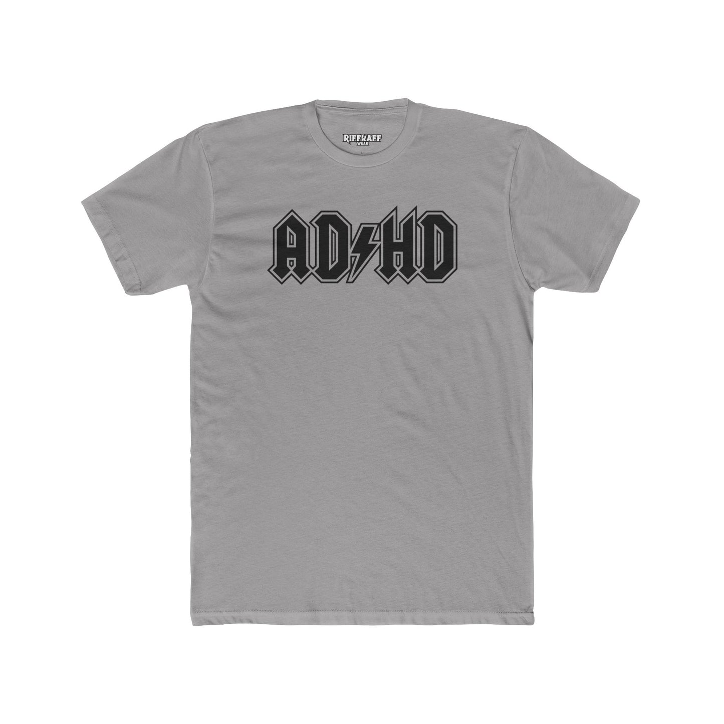 ADHD Unisex Cotton Crew Tee - Cool Graphic Tee for Casual Wear - Logo Pardoy Series - Riff Raff Wear