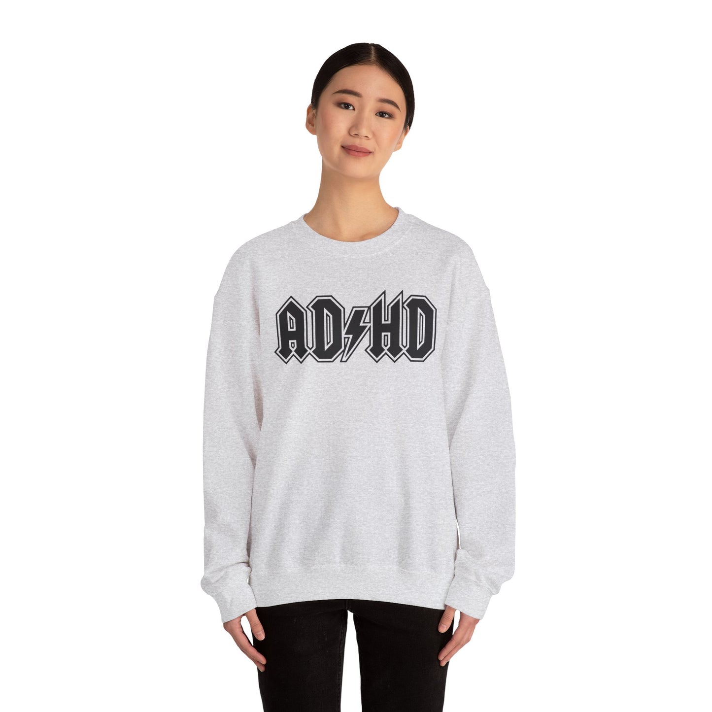 ADHD Graphic Crewneck Sweatshirt - Riff Raff Wear