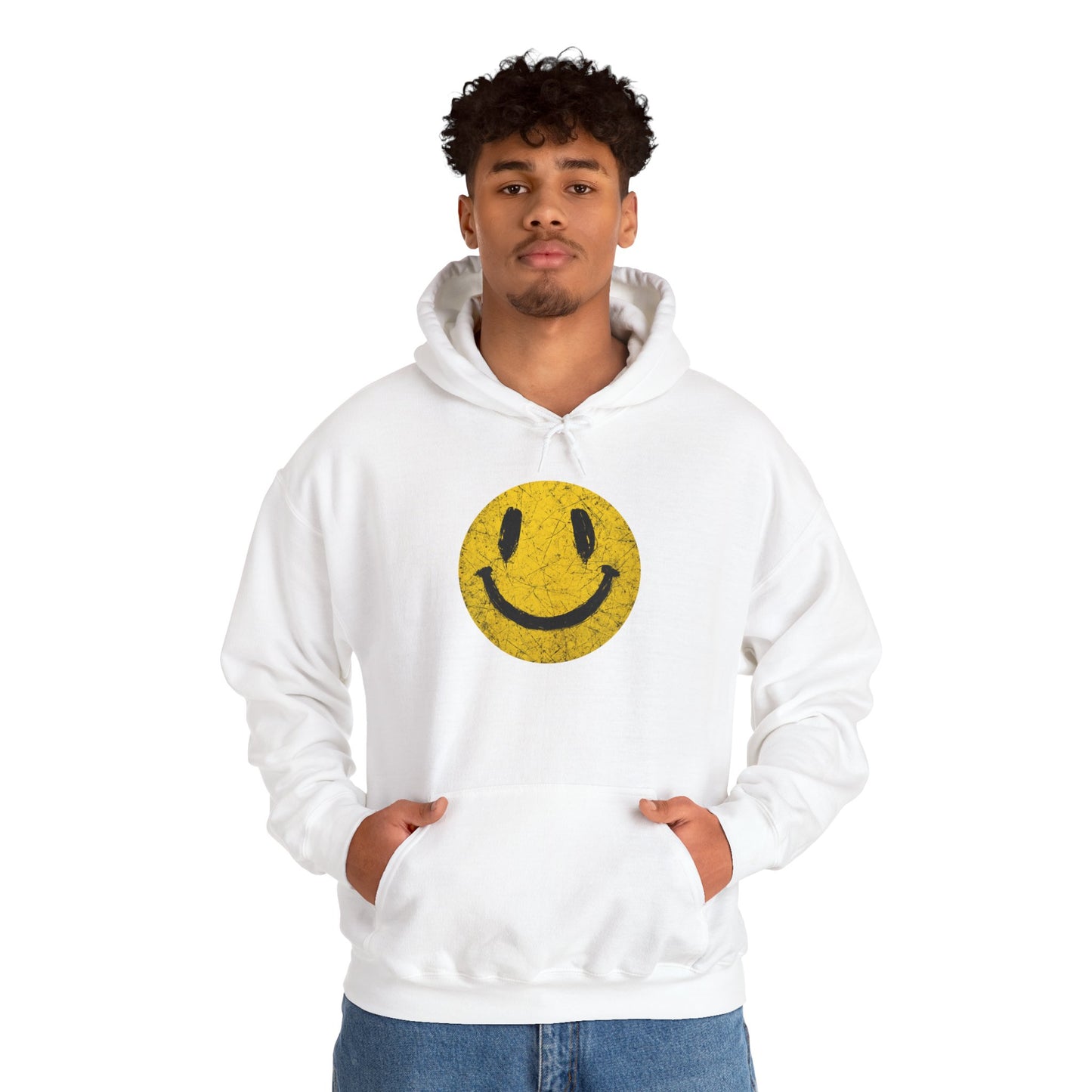 Smile Graphic Unisex Hoodie - Cozy & Stylish Sweatshirt for Positive Vibes - Riff Raff Wear