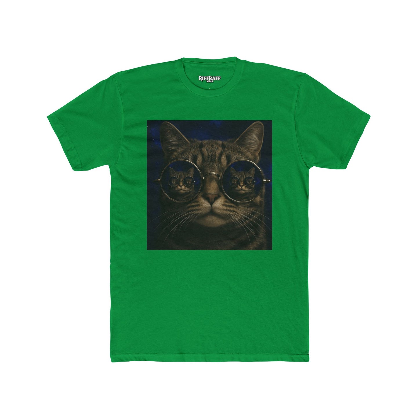 Cool Cat Unisex Cotton Crew Tee - Fun Pet Lover Shirt - Riff Raff Wear