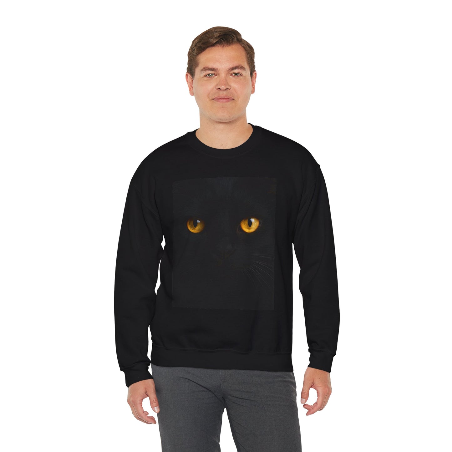 Mystical Cat Eyes Sweatshirt - Unisex Heavy Blend™ Crewneck - Riff Raff Wear