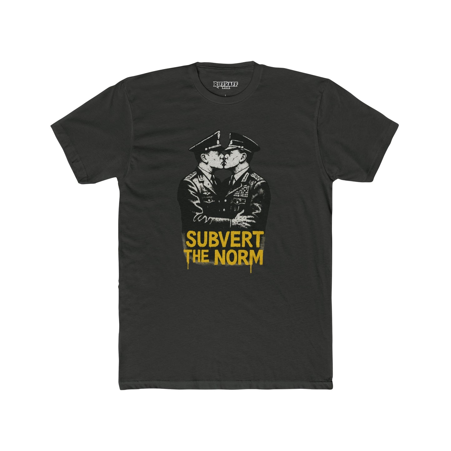 Unisex Cotton Crew Tee - "Subvert The Norm" Riff Raff Wear