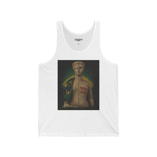 Peperoni Man Unisex Jersey Tank - Artistic Graphic Tee for Summer Vibes - Riff Raff Wear