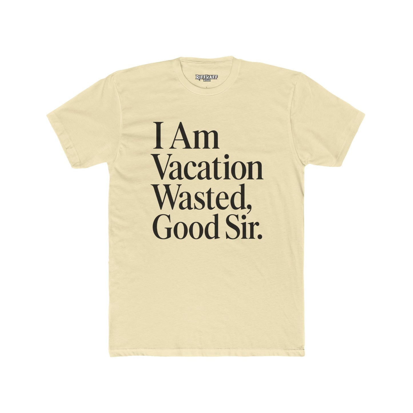 Vacation Wasted Shirt, Travel T-Shirt, Relaxed Fit Tee, Gifts for Travelers - Riff Raff Wear