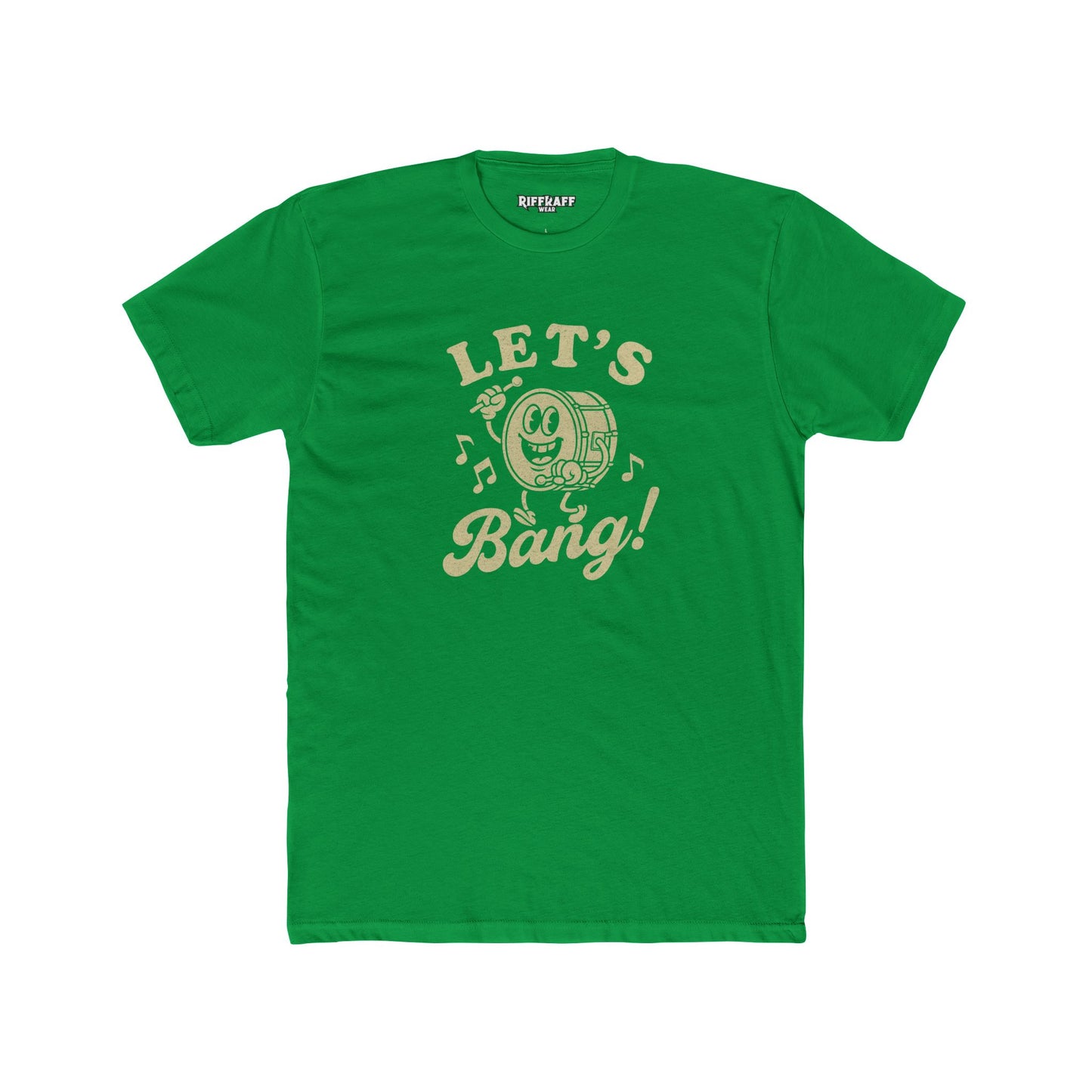 Let's Bang! Unisex Cotton Crew Tee - Fun Graphic T-Shirt for Music Lovers - Riff Raff Wear