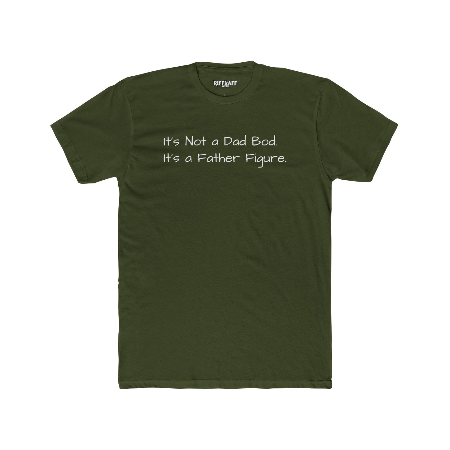 Father Figure Unisex Cotton Crew Tee - Perfect for Father's Day & Everyday Wear - Riff Raff Wear
