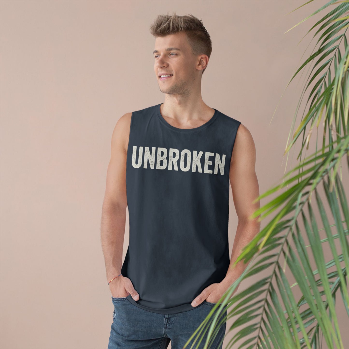 Unisex Unbroken Tank - Motivational Workout Apparel - Riff Raff Wear