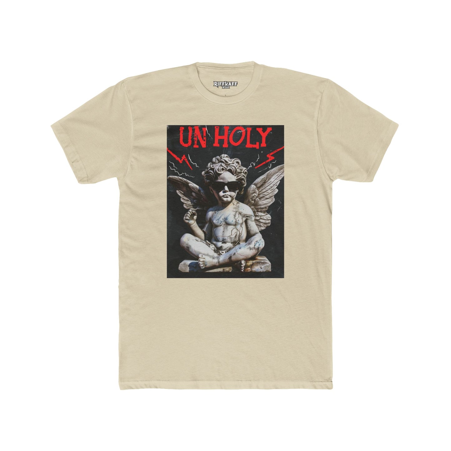 Unisex Cotton Crew Tee - Un Holy Graphic Tee for Bold Style - Riff Raff Wear