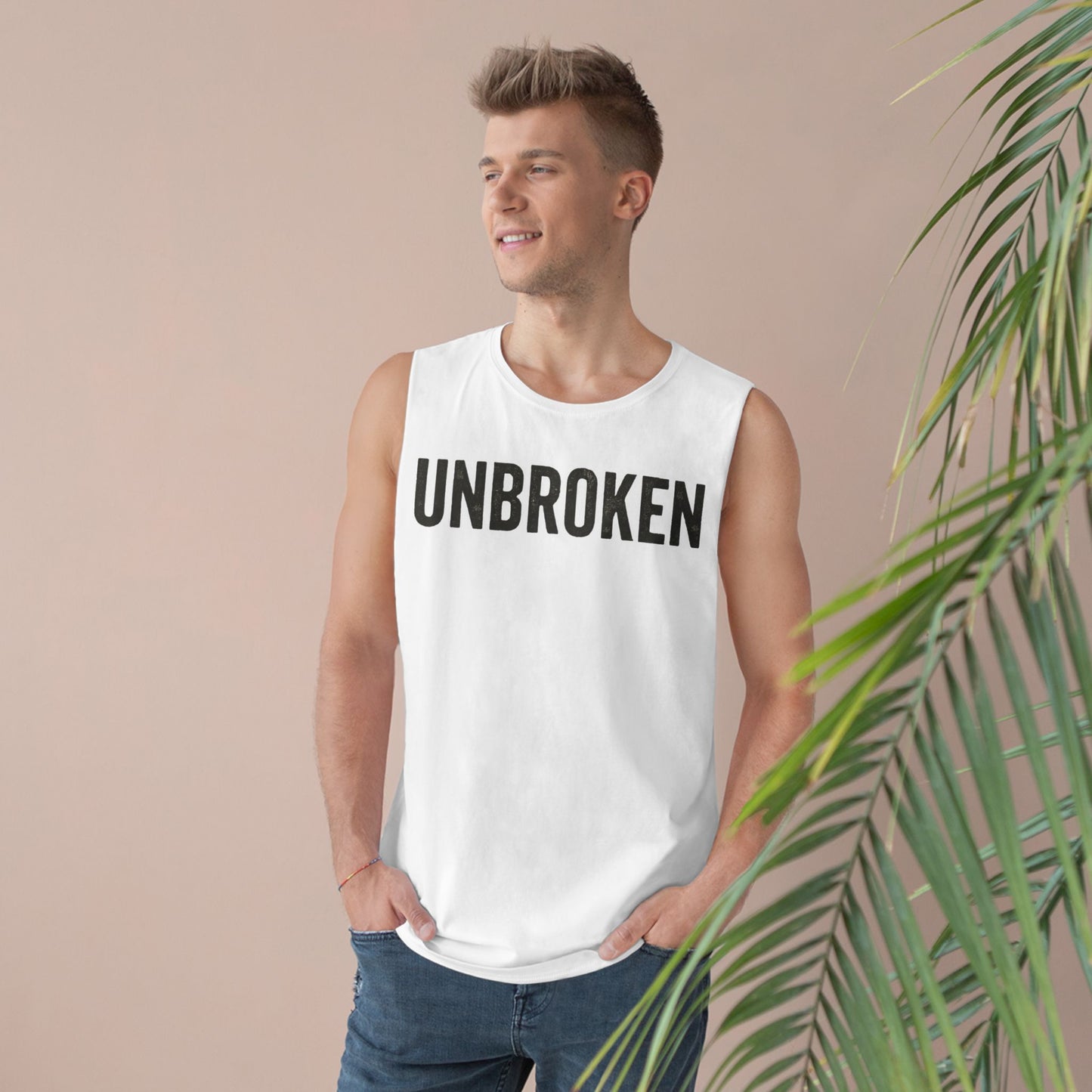 Unisex Unbroken Tank - Motivational Workout Apparel - Riff Raff Wear