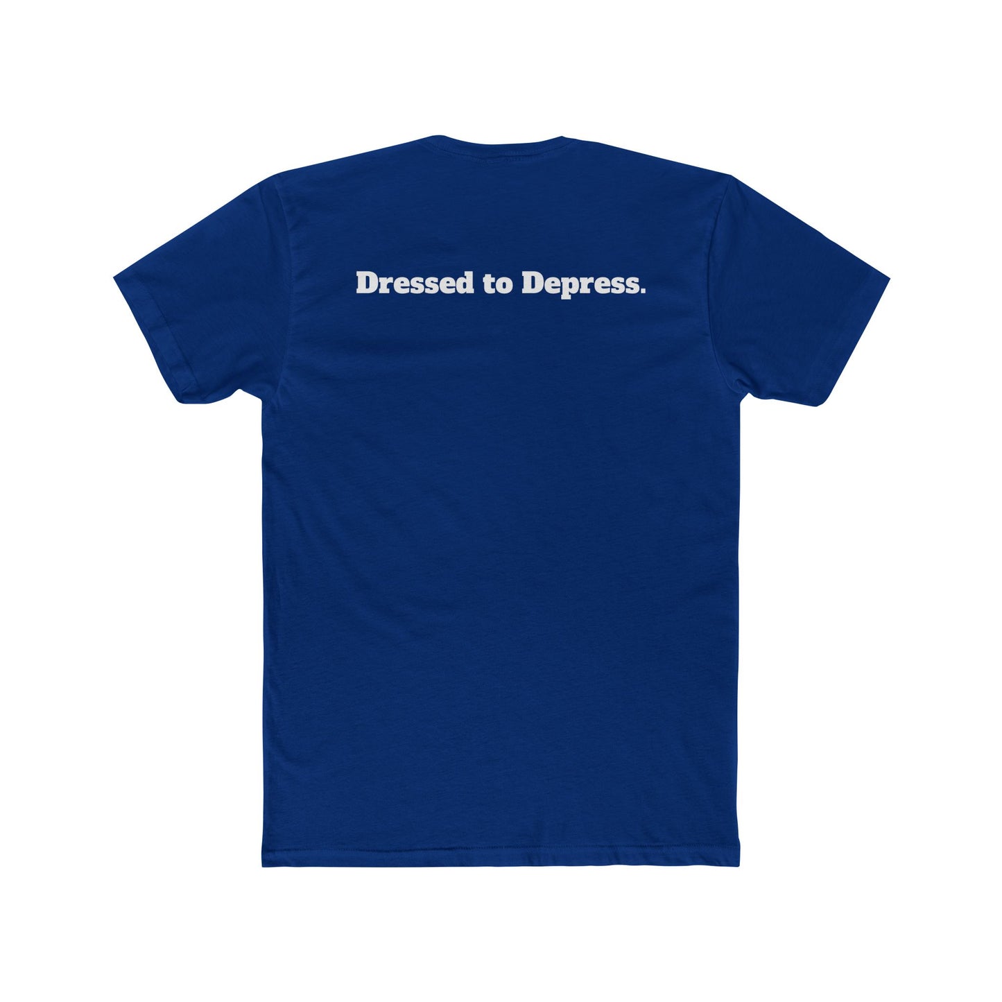 Unisex Cotton Crew Tee - Dressed to Depress Graphic T-Shirt for Casual Style - Riff Raff Wear