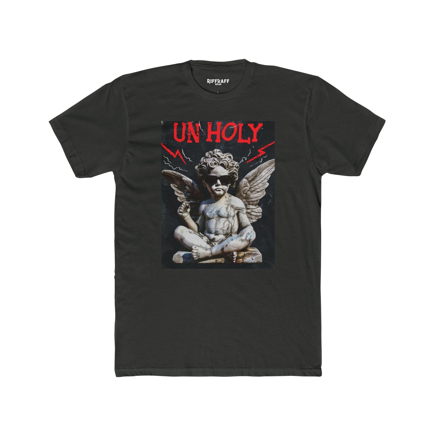 Unisex Cotton Crew Tee - Un Holy Graphic Tee for Bold Style - Riff Raff Wear