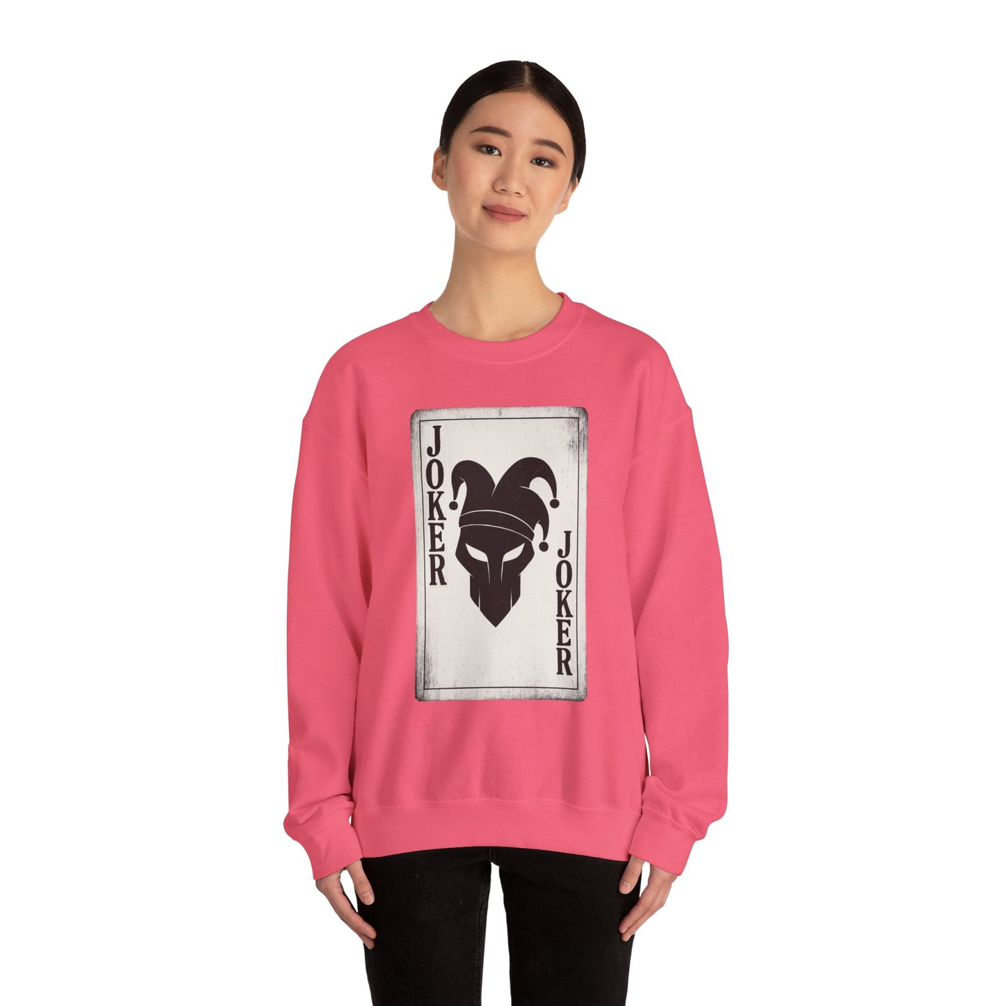 Joker Graphic Sweatshirt - Unisex Heavy Blend Crewneck - Riff Raff Wear