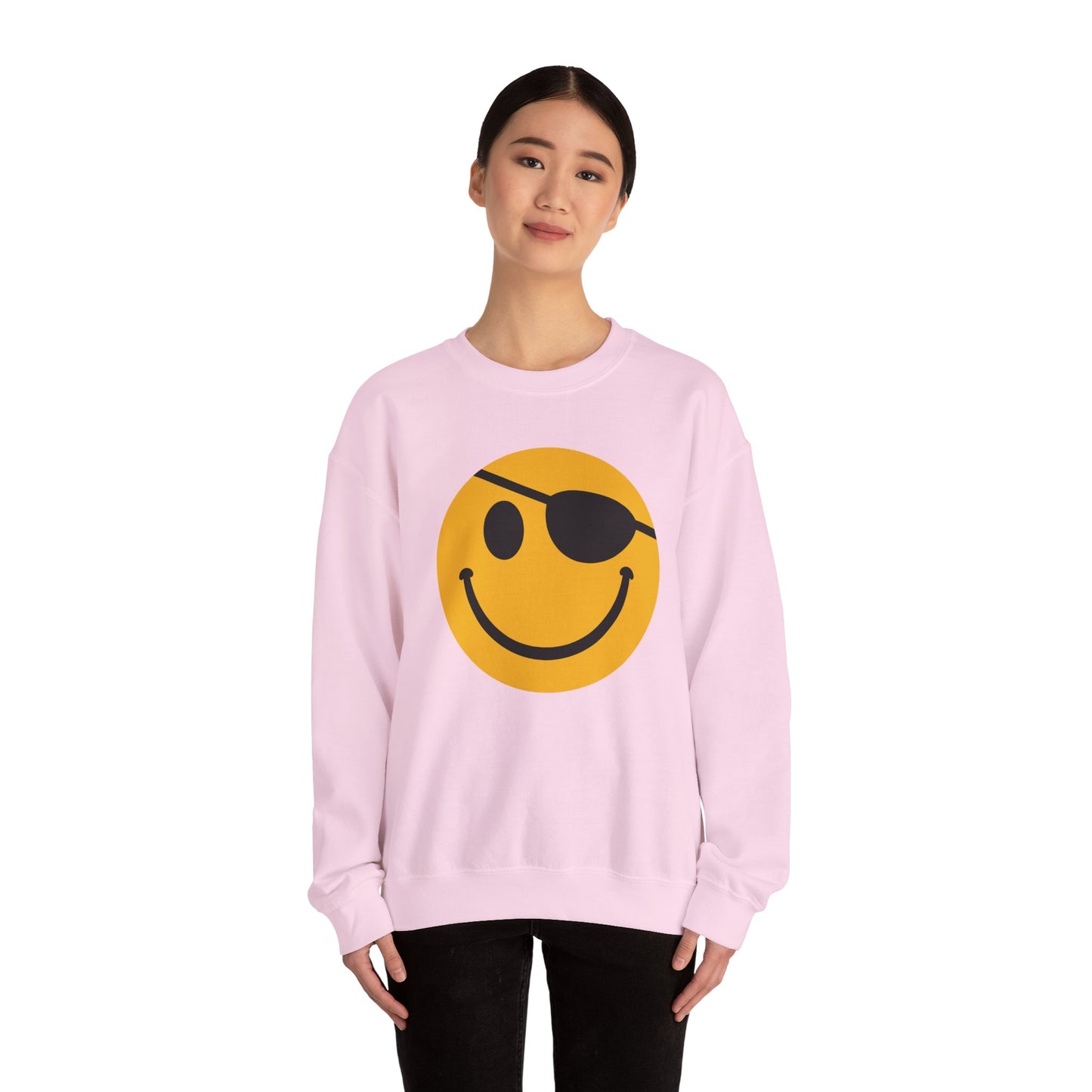 Pirate Smile Crewneck Sweatshirt - Unisex Heavy Blend - Riff Raff Wear