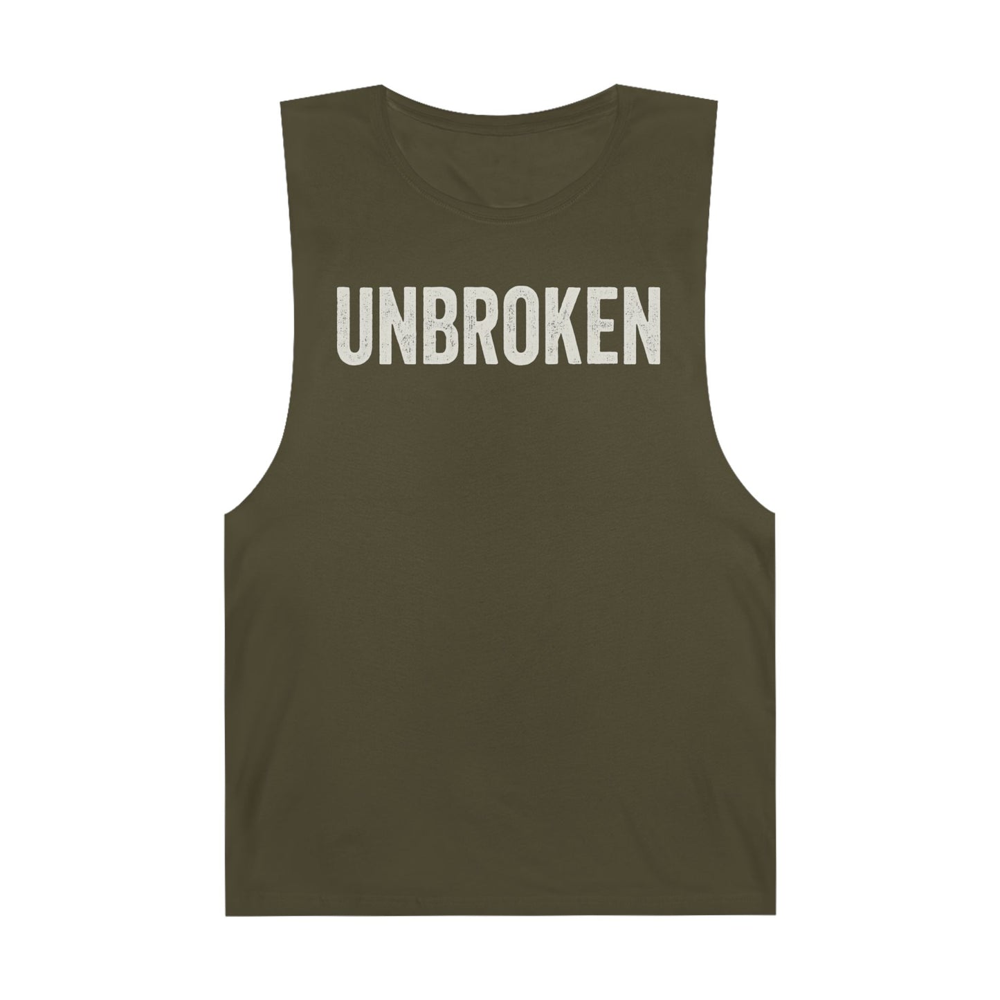 Unisex Unbroken Tank - Motivational Workout Apparel - Riff Raff Wear