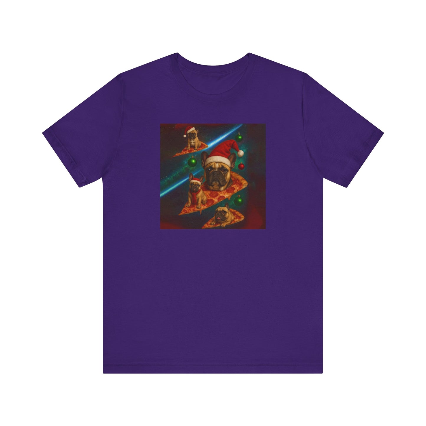 Festive Pet-Themed Short Sleeve Tee, Christmas Gift, Dog Lover Shirt, Holiday Humor T-Shirt, Fun Seasonal Fashion - Riff Raff Wear