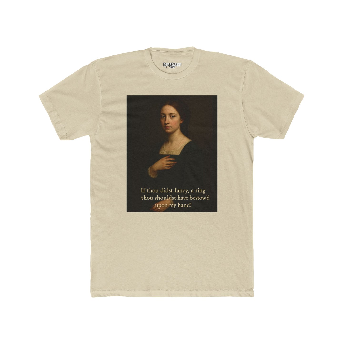 Artistic Unisex Cotton Crew Tee with Quote - Casualwear, Gift for Art Lovers - Riff Raff Wear