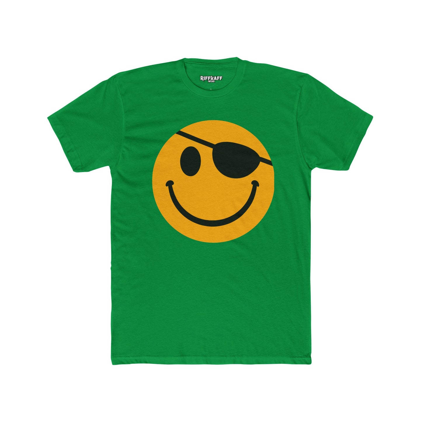 Pirate Smile Unisex Cotton Crew Tee - Fun and Playful Graphic T-Shirt - Riff Raff Wear
