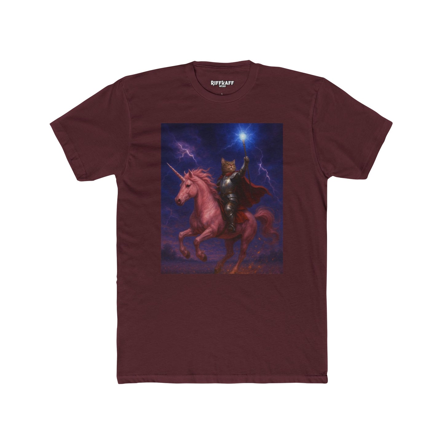 Epic Unicorn Warrior Unisex Cotton Crew Tee – Fantasy Tee for Animal Lovers - Riff Raff Wear