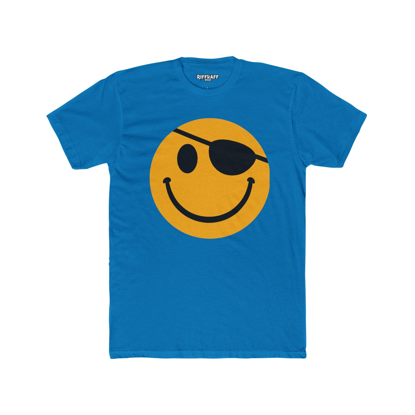 Pirate Smile Unisex Cotton Crew Tee - Fun and Playful Graphic T-Shirt - Riff Raff Wear