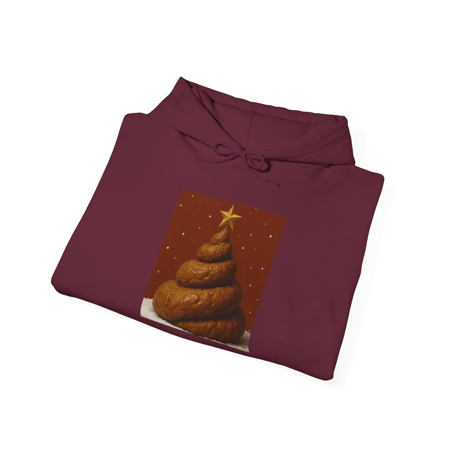 Funny Christmas Poop Tree Hoodie, Unisex Sweatshirt, Holiday Gift, Winter Fashion, Novelty Wear, Humorous Apparel - Riff Raff Wear