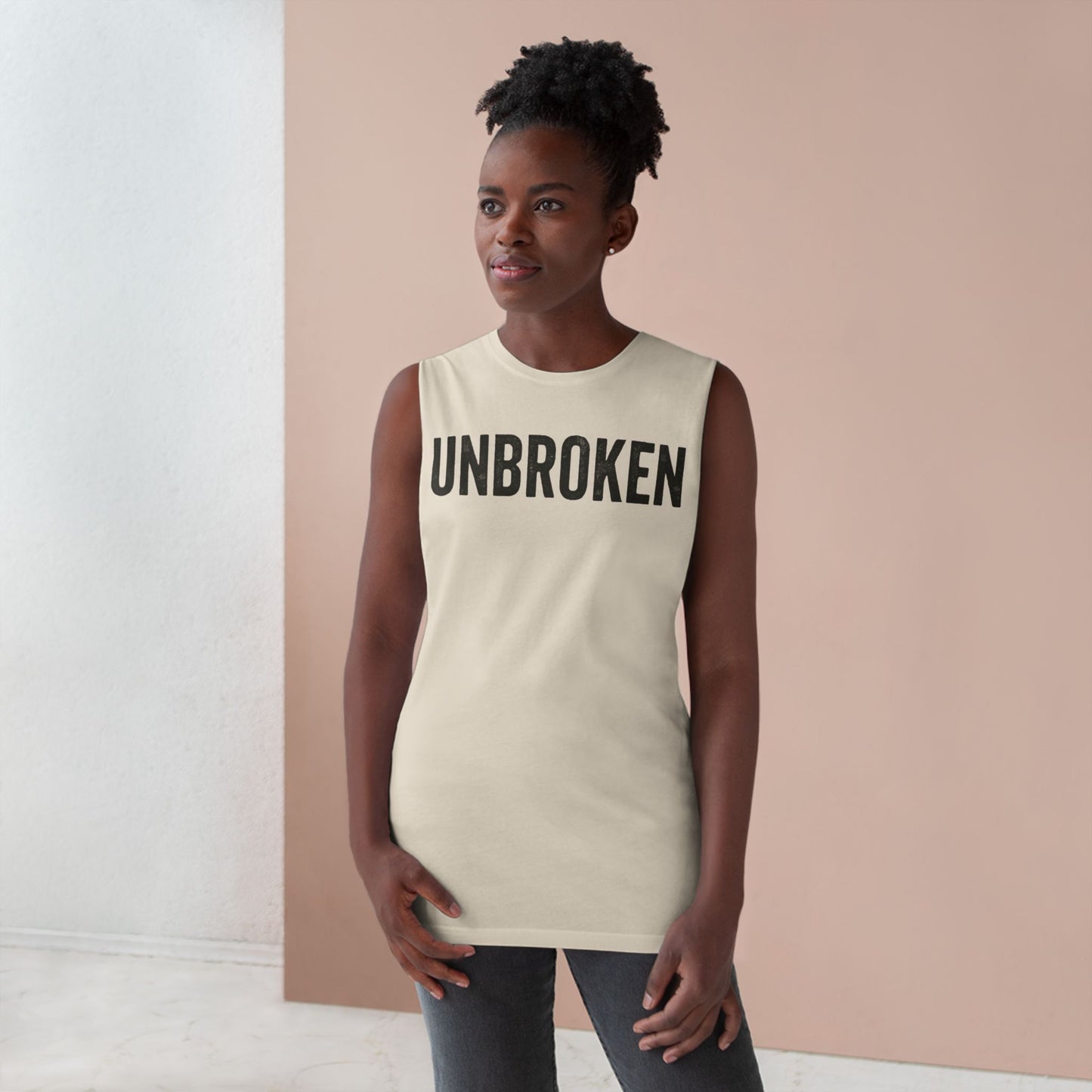 Unisex Unbroken Tank - Motivational Workout Apparel - Riff Raff Wear