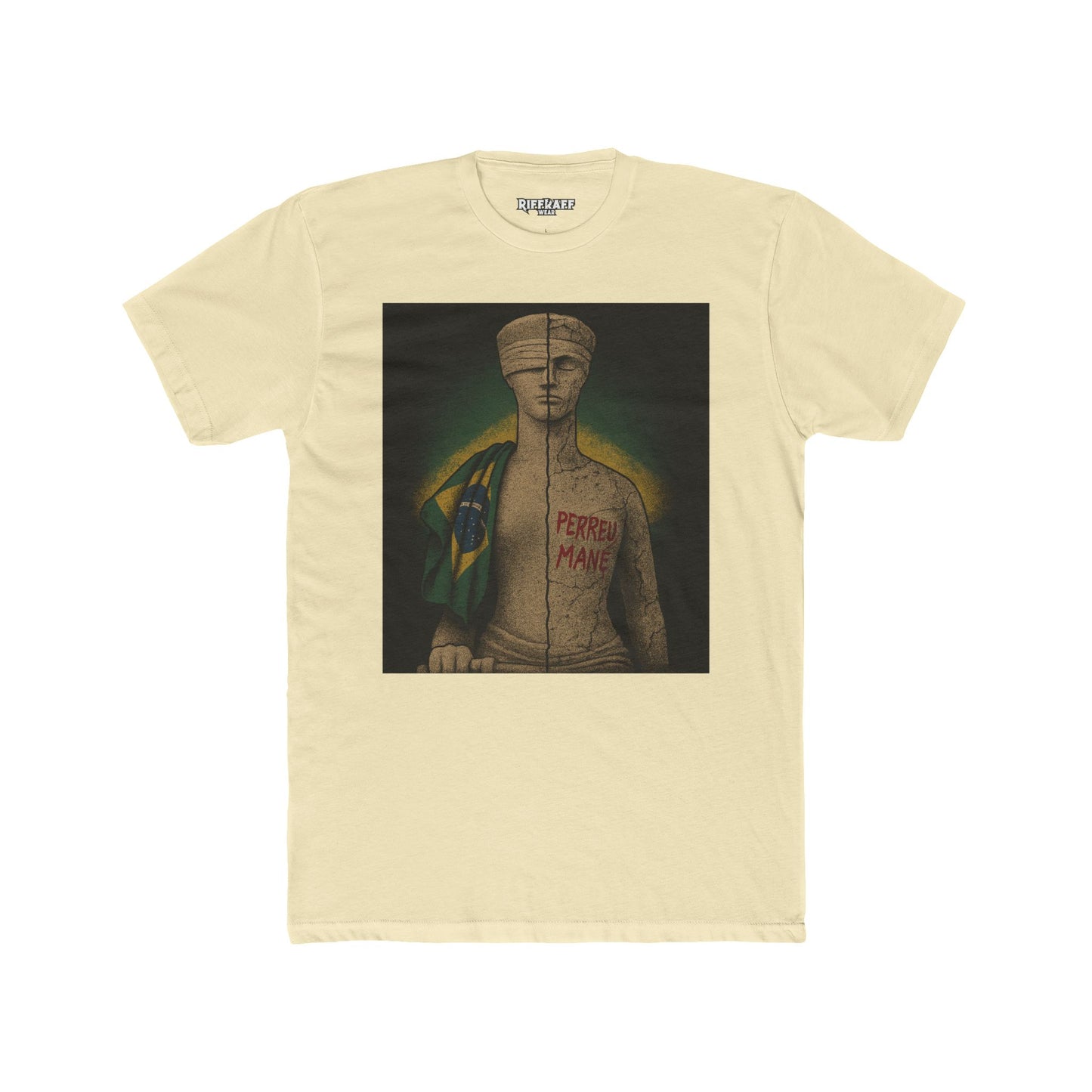 Brazilian Culture Unisex Cotton Crew Tee - Perreu Mane - Riff Raff Wear - Political Art