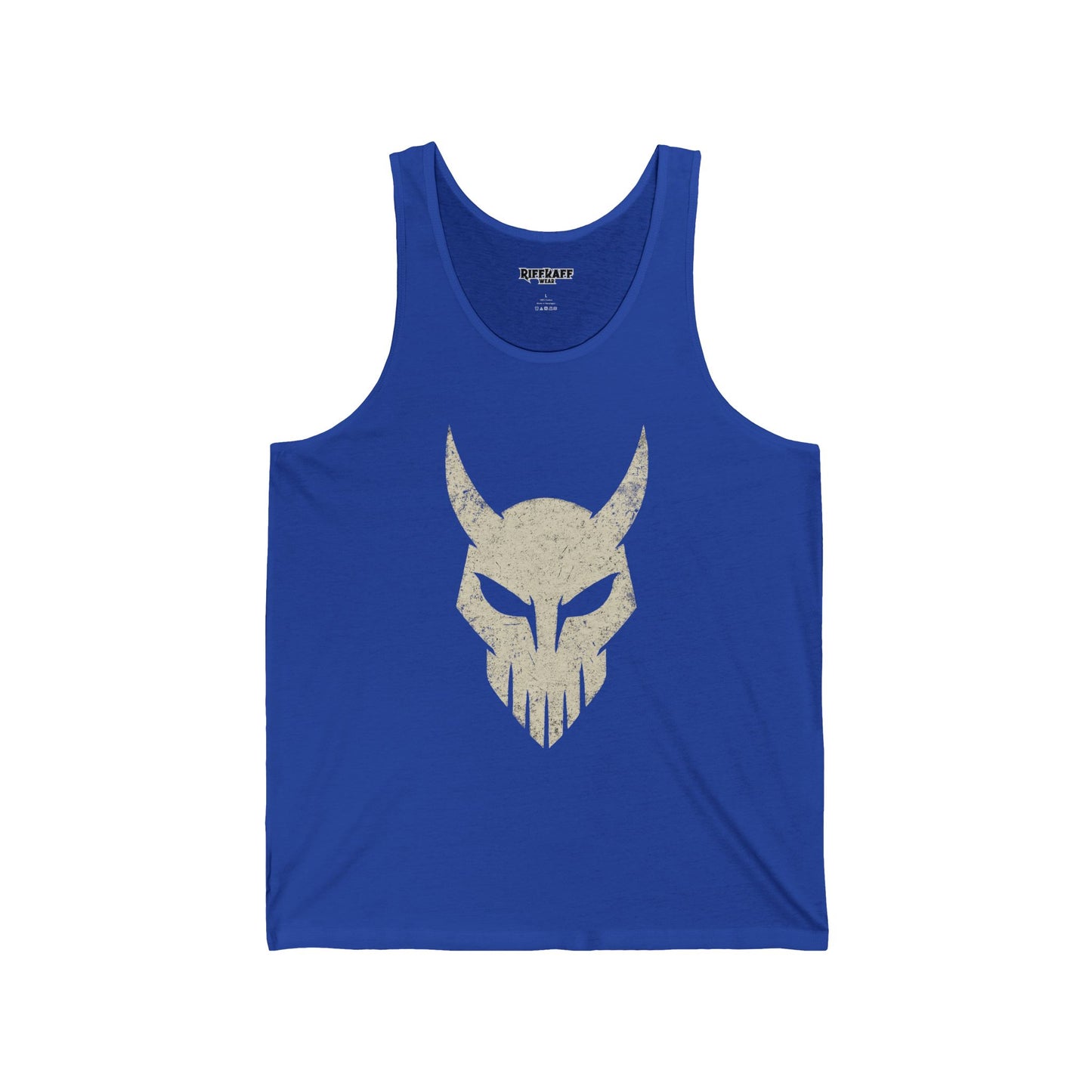 Unisex Jersey Tank with Bold Skull Design - Perfect for Casual Wear & Festivals - Riff Raff Wear
