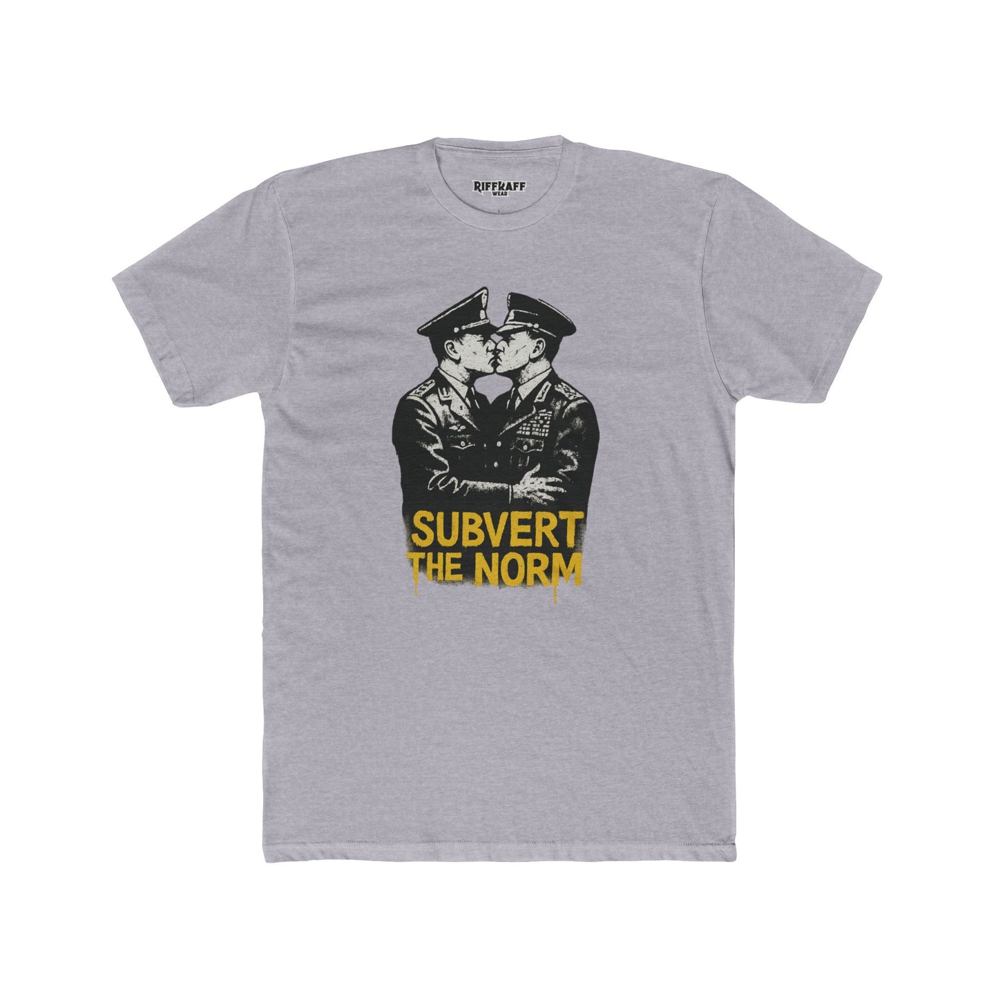 Unisex Cotton Crew Tee - "Subvert The Norm" Riff Raff Wear