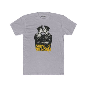 Unisex Cotton Crew Tee - "Subvert The Norm" Riff Raff Wear
