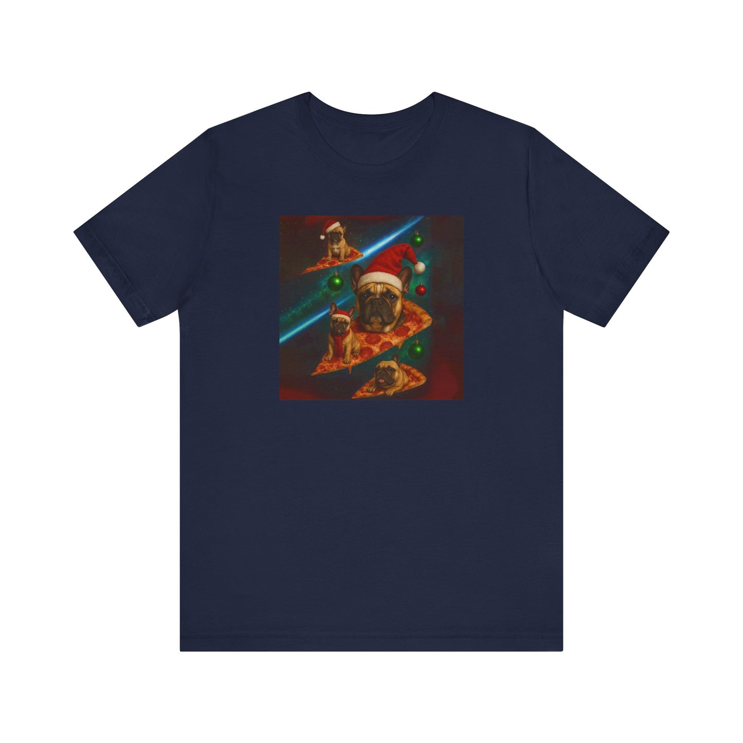 Festive Pet-Themed Short Sleeve Tee, Christmas Gift, Dog Lover Shirt, Holiday Humor T-Shirt, Fun Seasonal Fashion - Riff Raff Wear