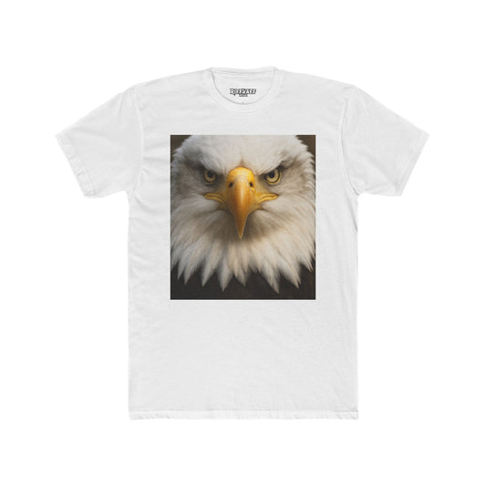 Eagle Graphic Unisex Cotton Crew Tee - Bold & Majestic Design - Riff Raff Wear