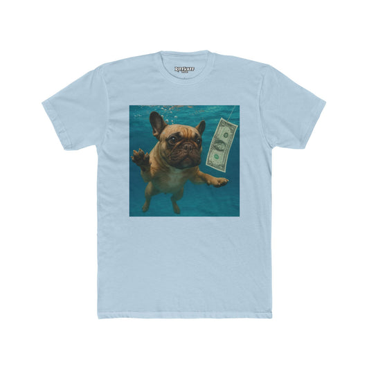 Funny Dog in Water Unisex Cotton Crew Tee - Riff  Raff Wear