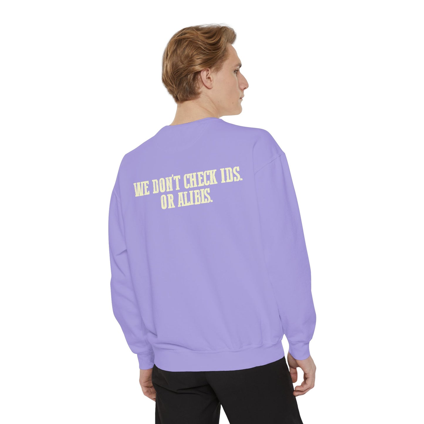 Funny Gator's Bar & Grill Sweatshirt | Unisex Garment-Dyed Crewneck - Riff Raff Wear