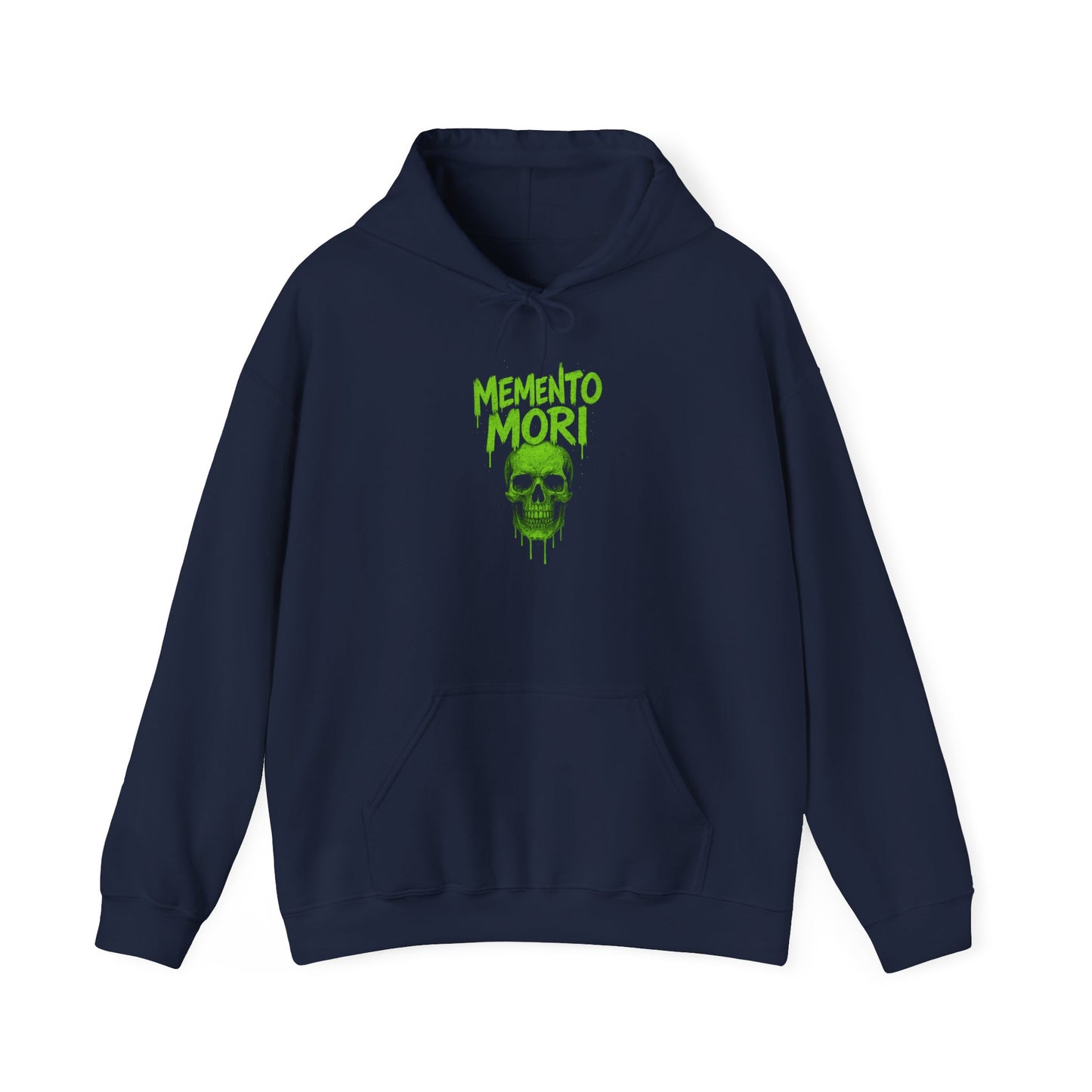 Memento Mori Hoodie, Gothic Sweatshirt, Unisex Hooded Sweatshirt, Halloween Gift, Skull Design, Casual Wear - Riff Raff Wear