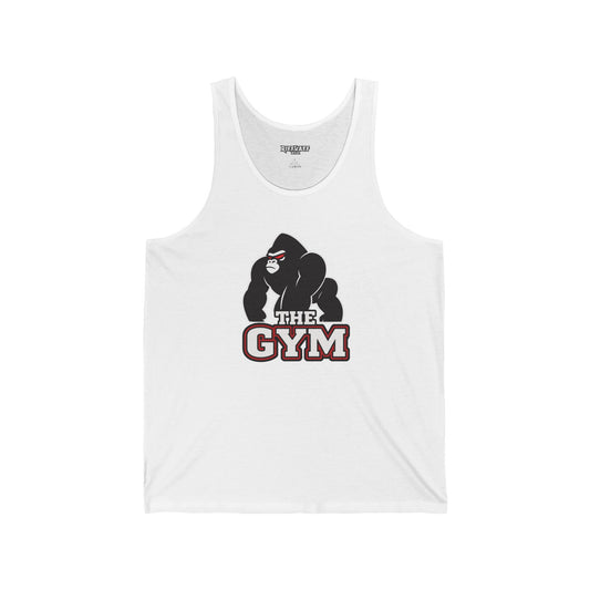 Unisex Jersey Tank - Gym Gorilla Graphic Tee - Riff Raff Wear