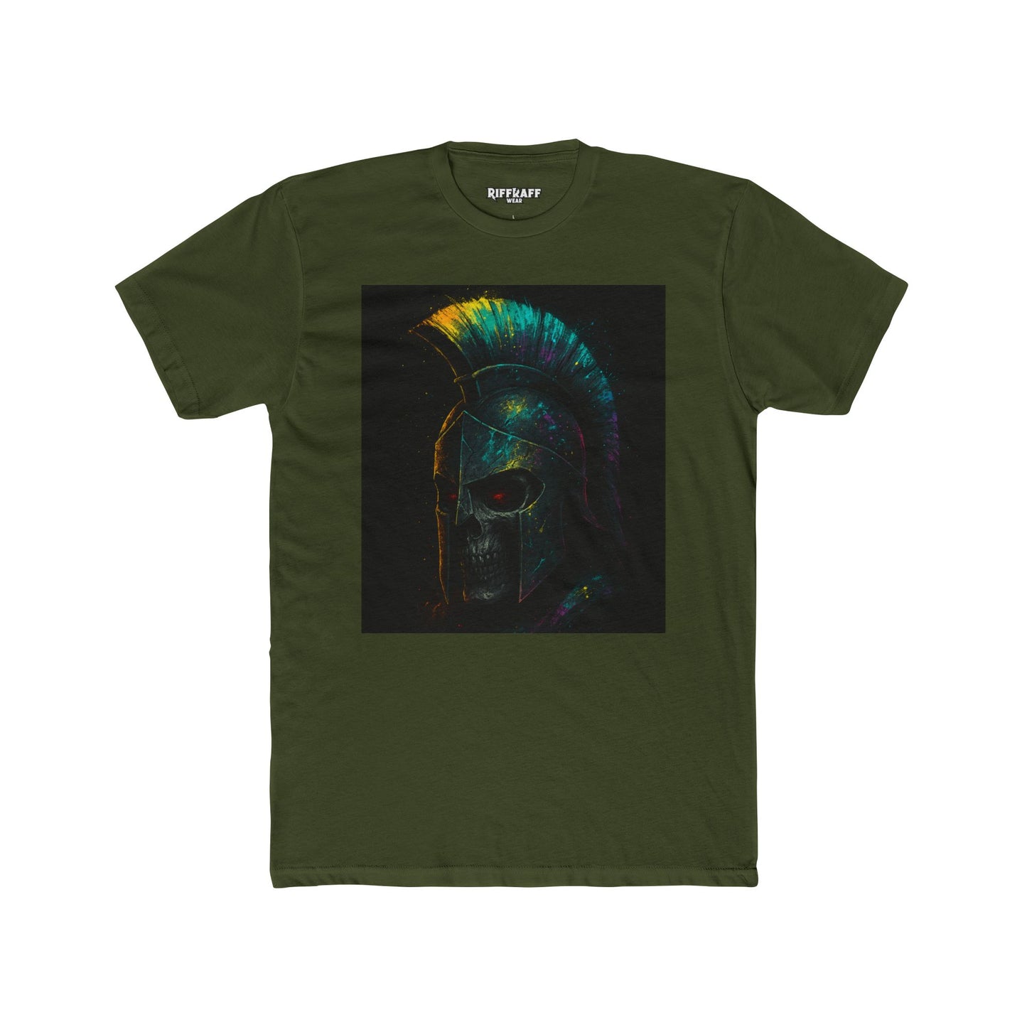 Spartan Warrior Unisex Cotton Crew Tee - Graphic Tee - Riff Raff Wear