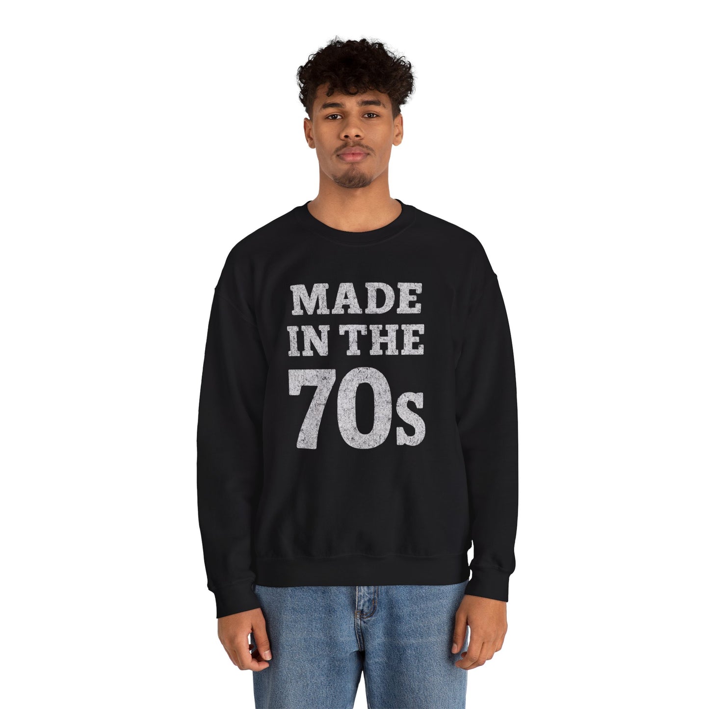 Retro 70s Crewneck Sweatshirt - Made in the 70s - Riff Raff Wear