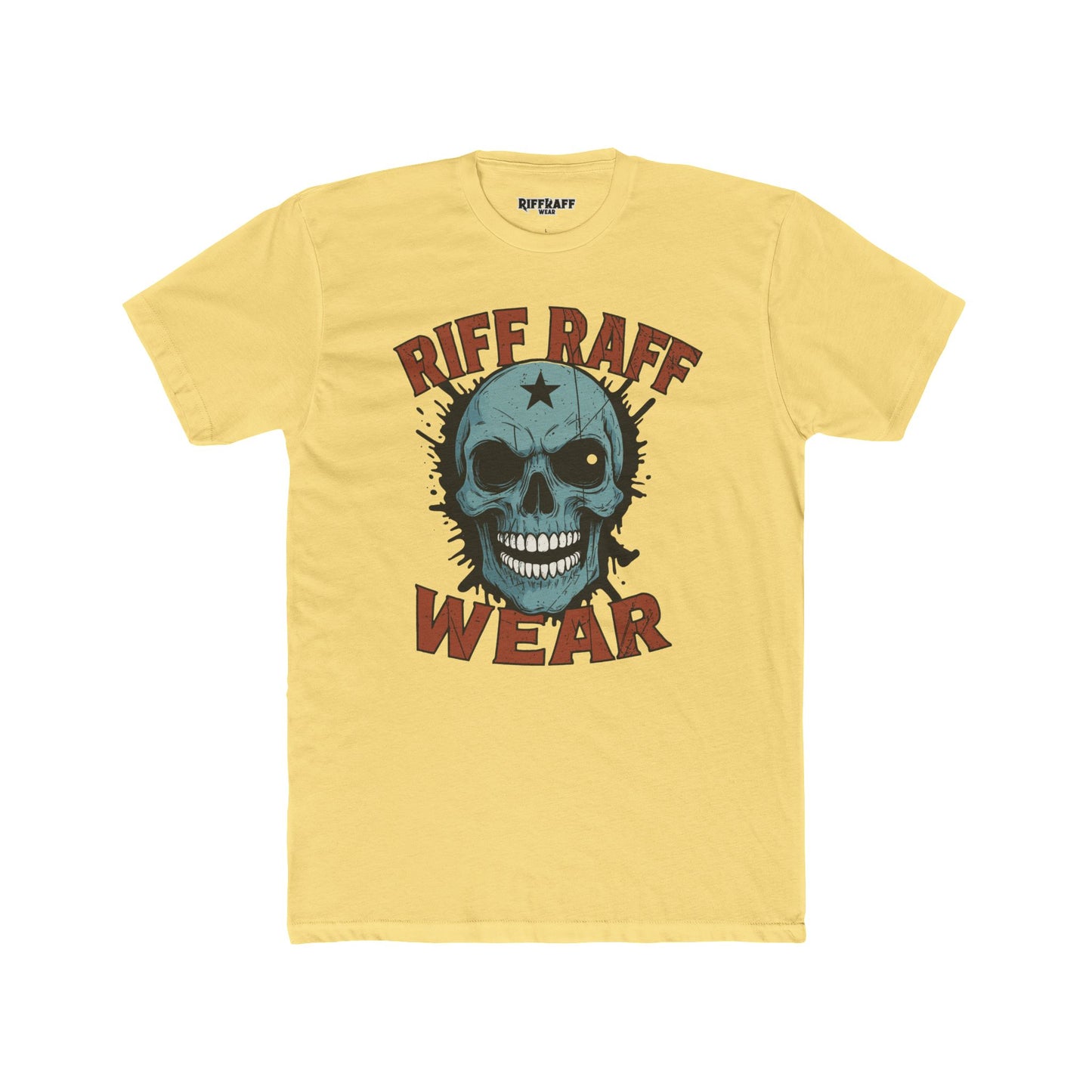 Skull Graphic Unisex Cotton Crew Tee Riff Raff Wear