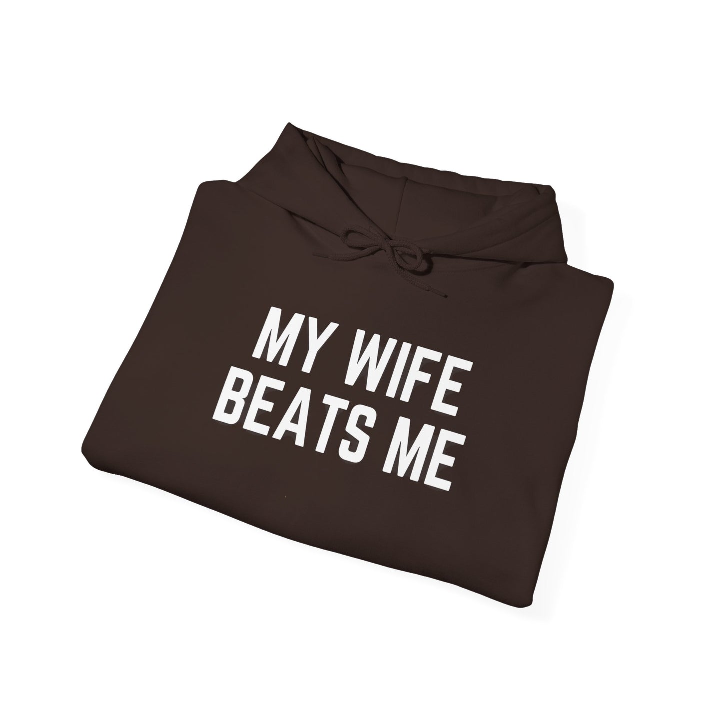 Funny Wife Humor Hoodie - Unisex Heavy Blend Sweatshirt for Couples - Riff Raff Wear
