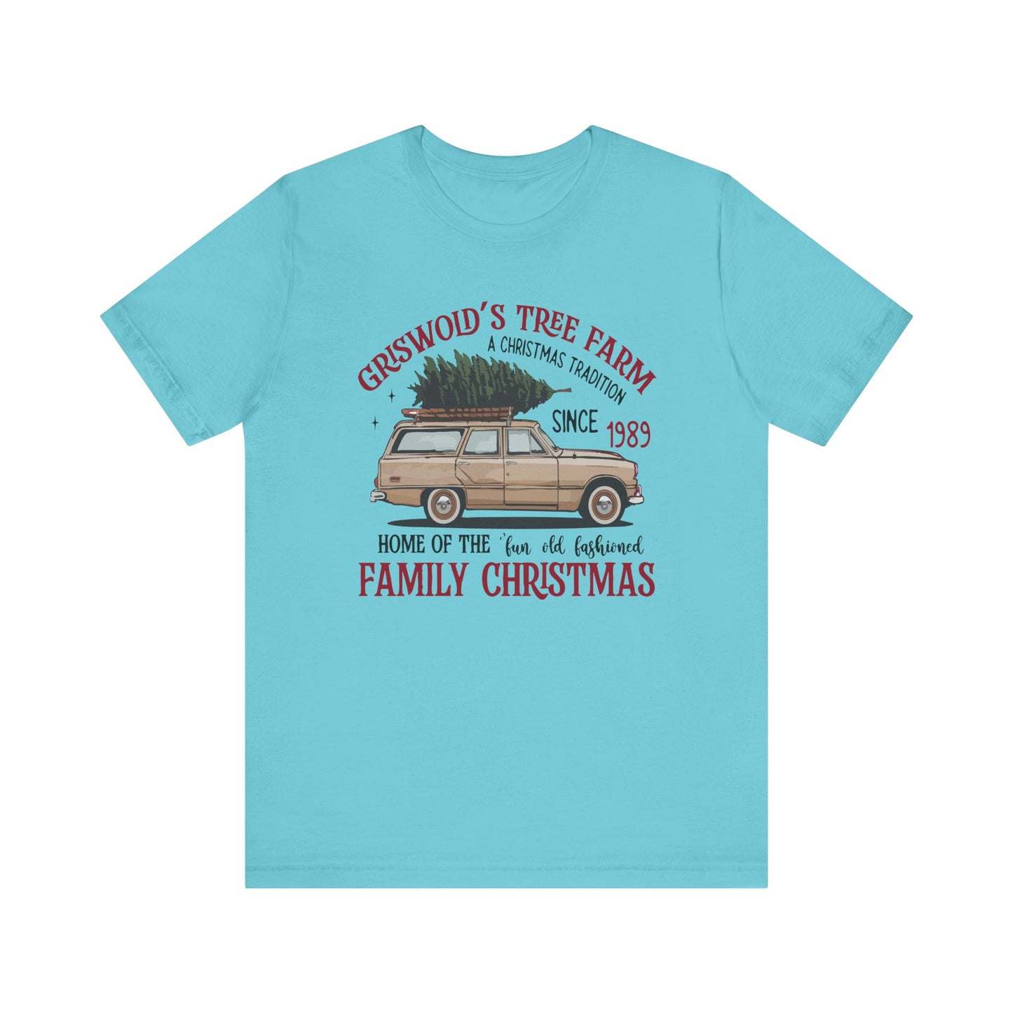 Family Christmas Tree Farm Tee, Unisex Holiday T-Shirt, Perfect for Christmas Celebrations, Gift for Tree Farmers, Cozy Holiday Vibes - Riff Raff Wear