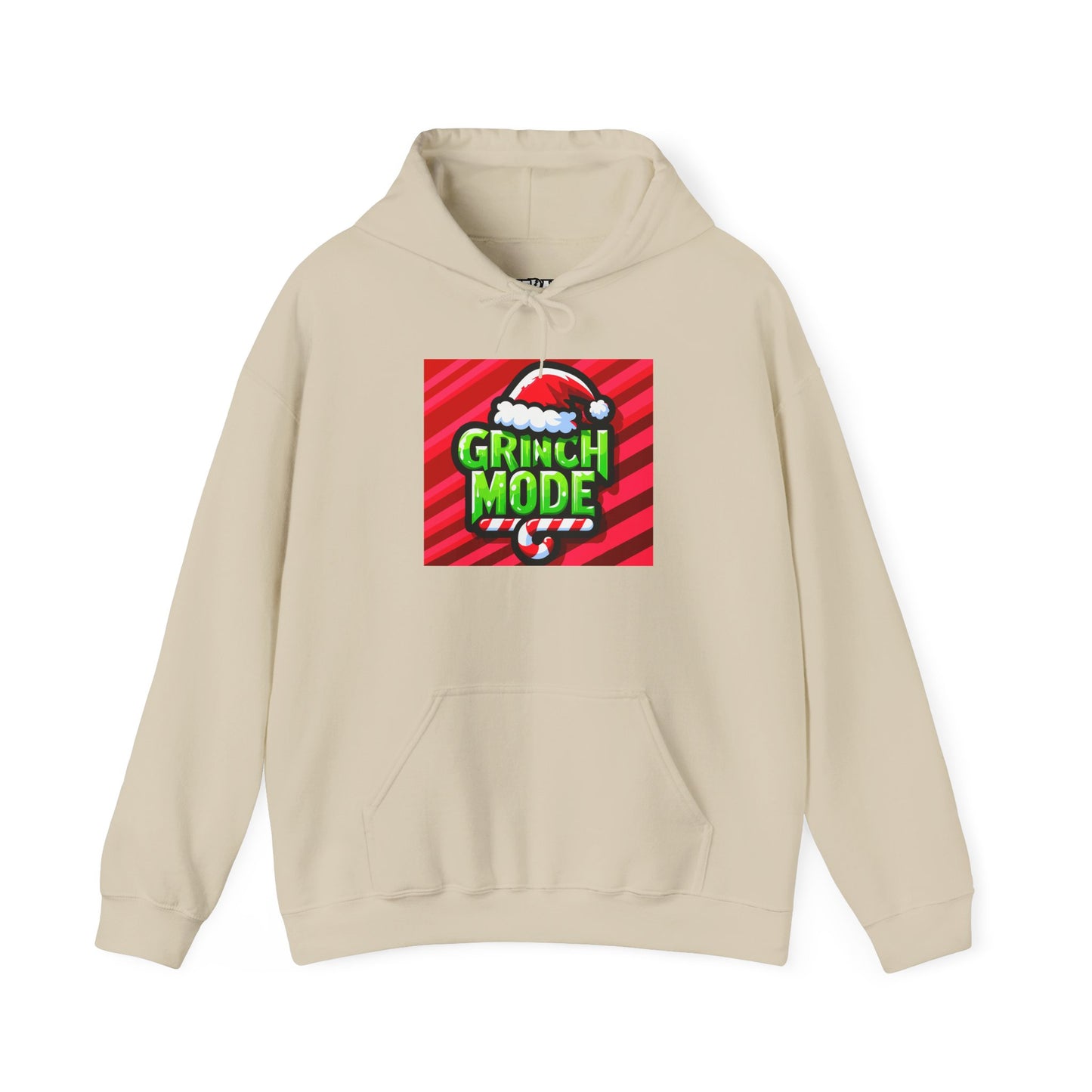Festive Grinch Mode Hoodie - Cozy Holiday Apparel, Christmas Gift, Unisex Sweatshirt, Fun Winter Wear, Gift for Grinch Lovers - Riff Raff Wear