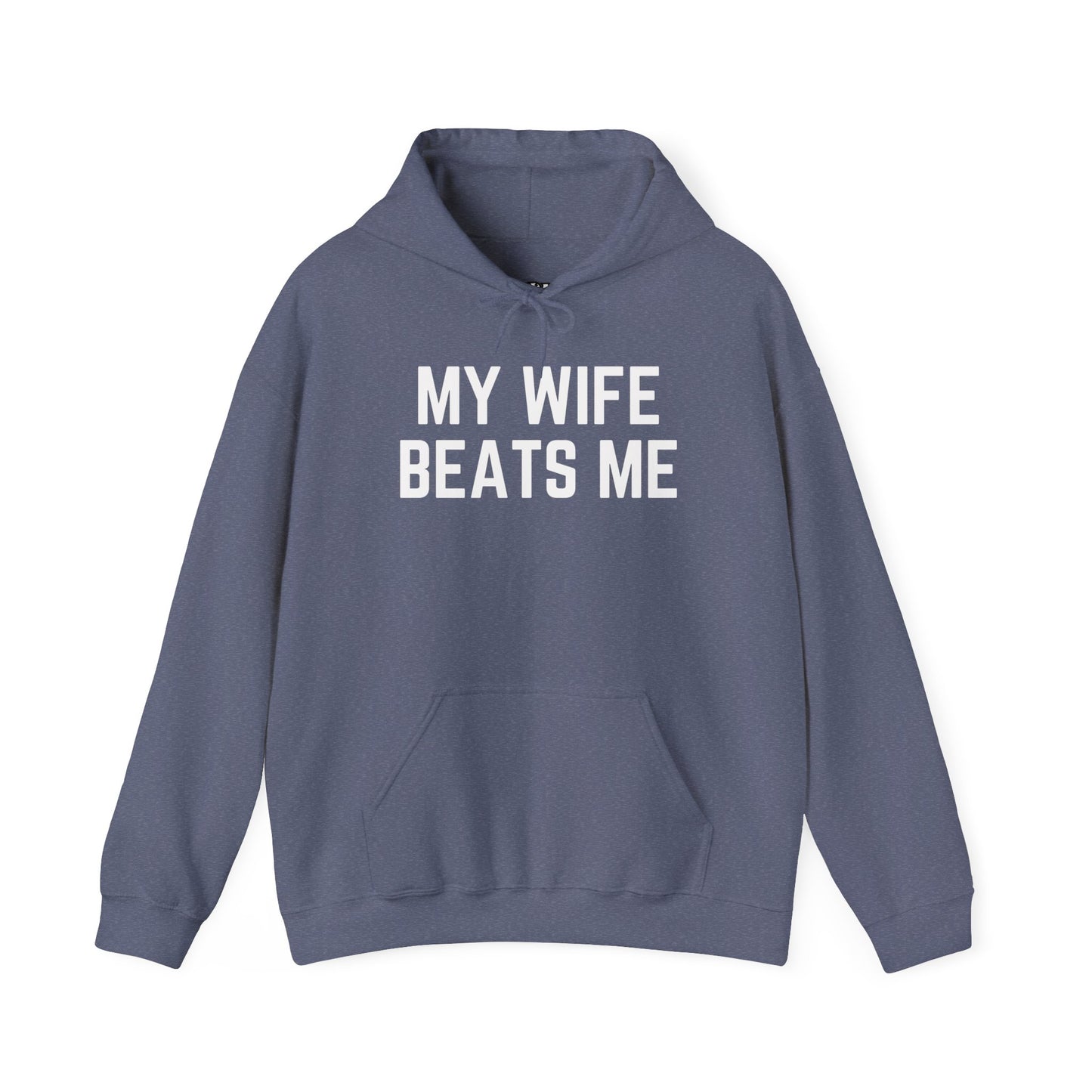 Funny Wife Humor Hoodie - Unisex Heavy Blend Sweatshirt for Couples - Riff Raff Wear