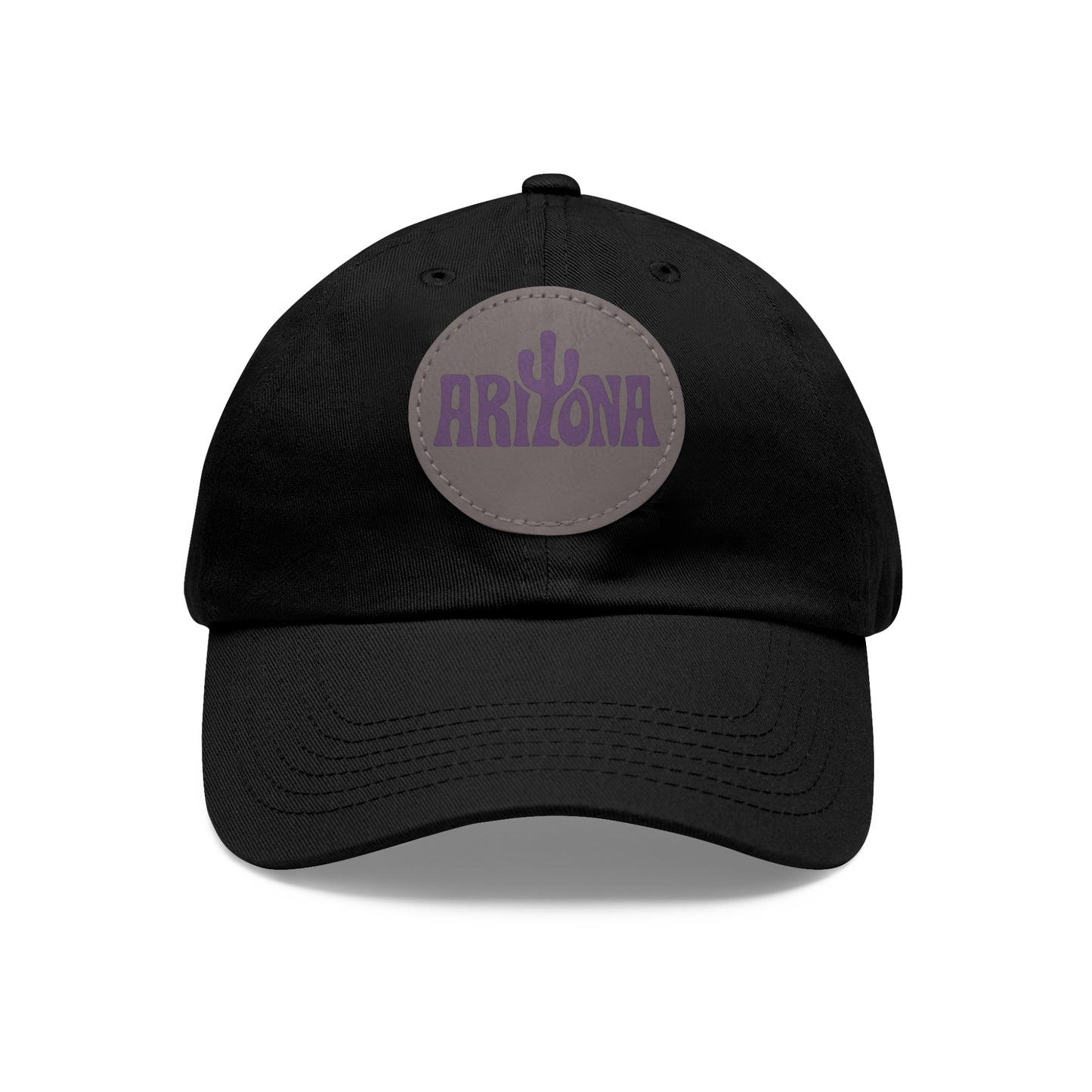 Arizona Dad Hat with Leather Patch - Casual & Stylish Cap