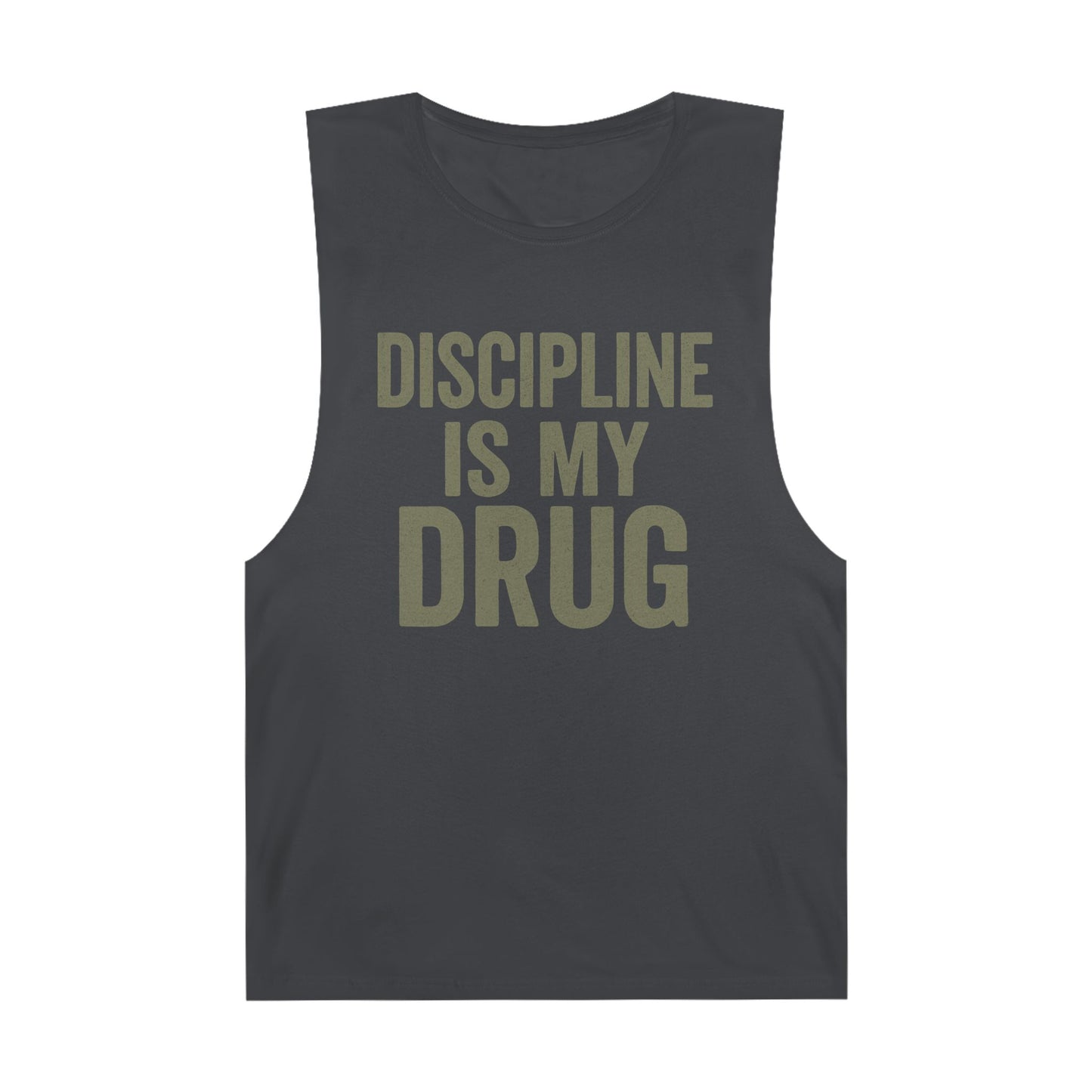 Discipline Is My Drug Unisex Tank Top - Motivational Fitness Apparel - Riff Raff Wear