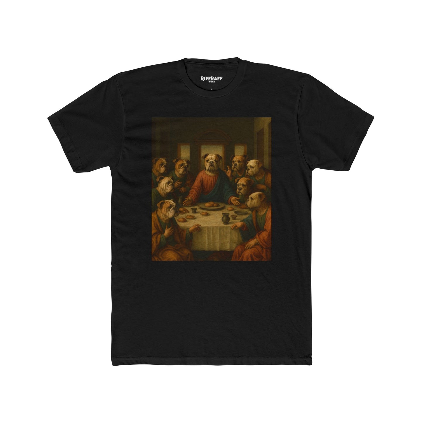 The Last Supper Unisex Cotton Crew Tee - Artistic Heritage Shirt - Riff Raff Wear