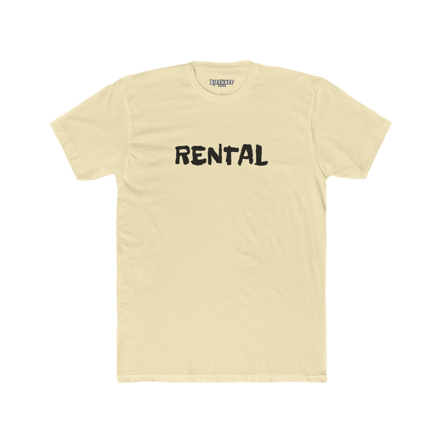 Casual Unisex Crew Tee - "RENTAL" Statement T-Shirt for Everyday Wear _ Riff Raff Wear
