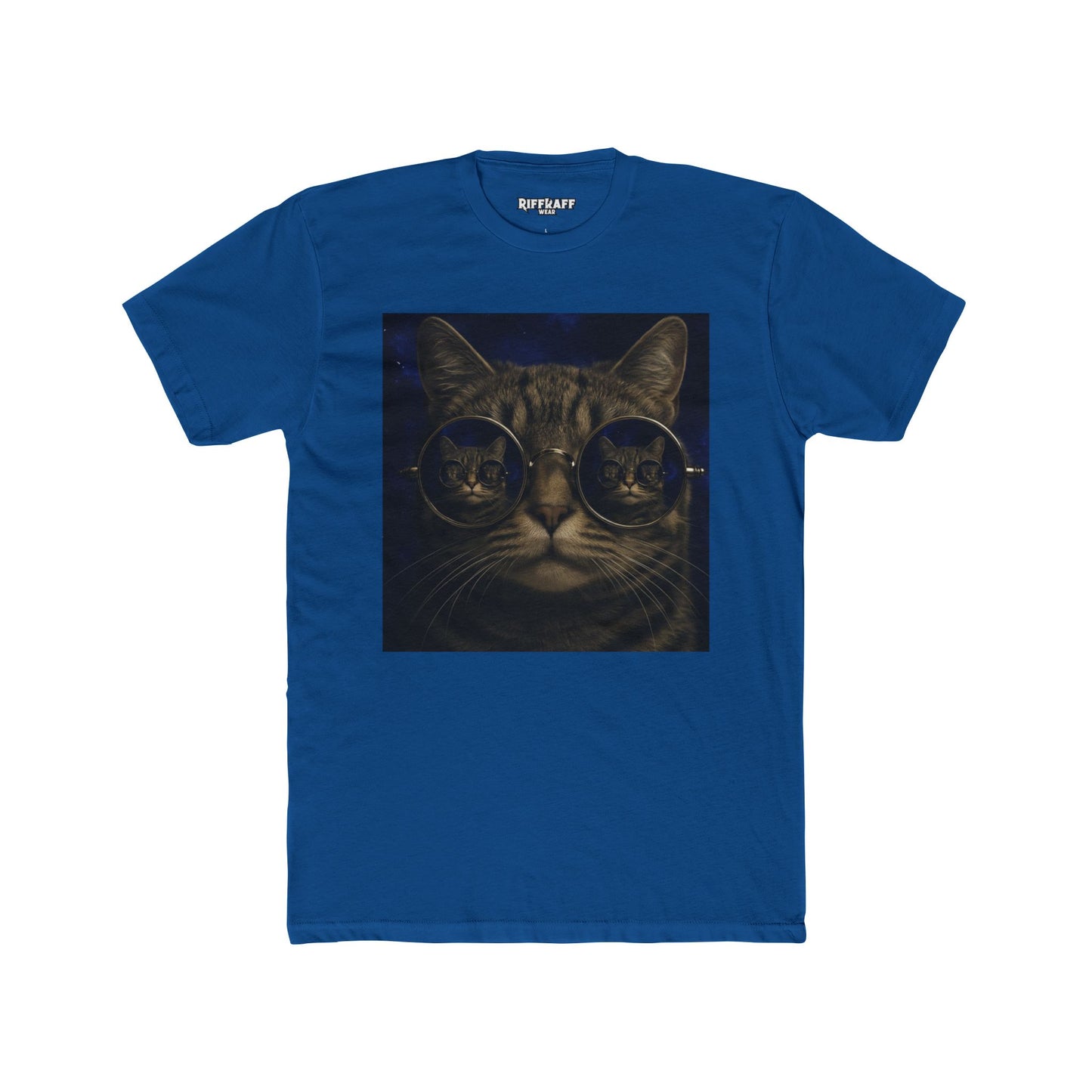 Cool Cat Unisex Cotton Crew Tee - Fun Pet Lover Shirt - Riff Raff Wear