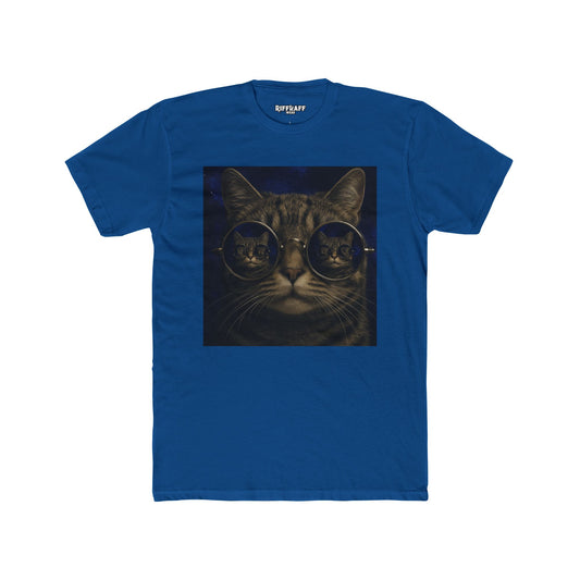 Cool Cat Unisex Cotton Crew Tee - Fun Pet Lover Shirt - Riff Raff Wear